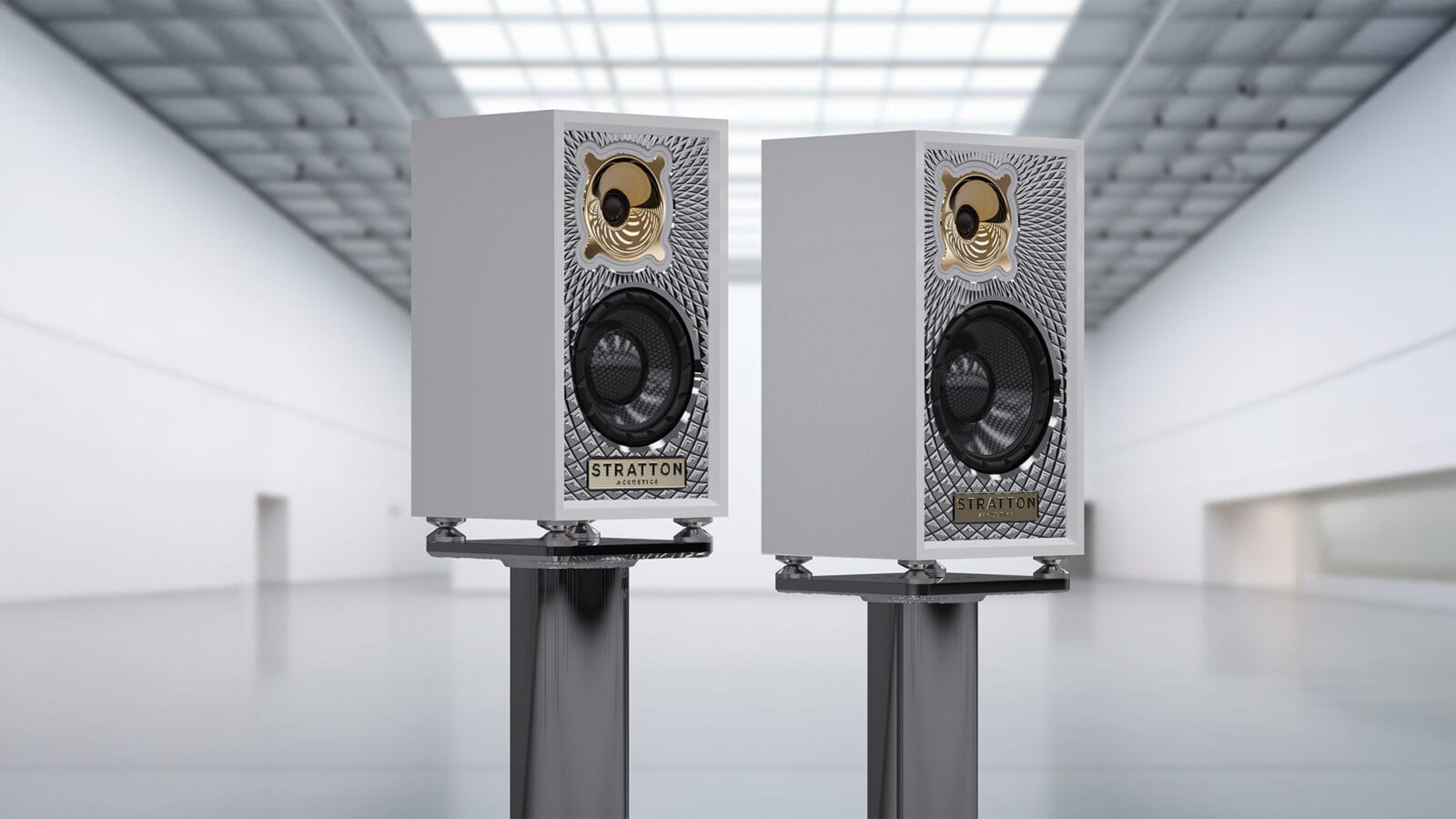 Stentorian ステントリアン LOUDSPEAKERS ペア　動作未確認 Silver and gold - Audiograde