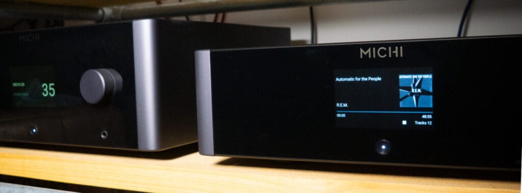 Rotel Michi Q5 and X5 amp