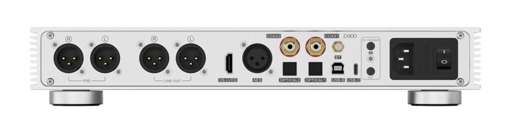 Topping D900 rear panel