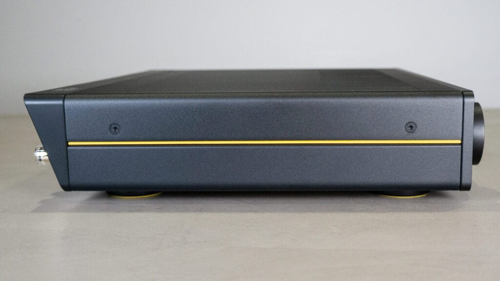 Arcam A25+ side view