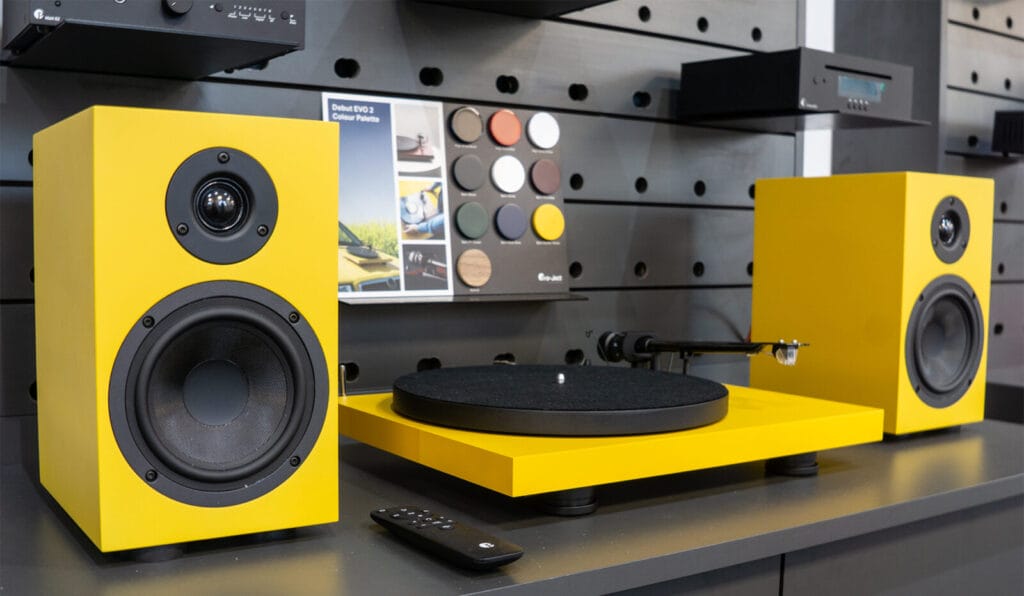 Pro-Ject Colourful Audio System 2 in yellow