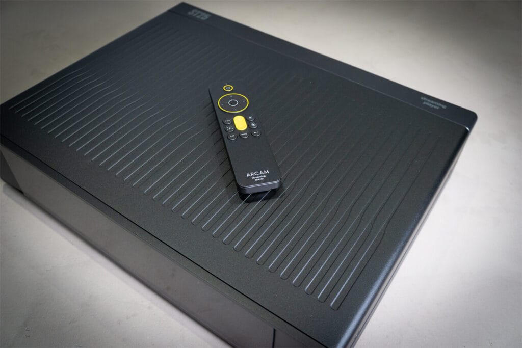 Arcam ST25 top view with remote