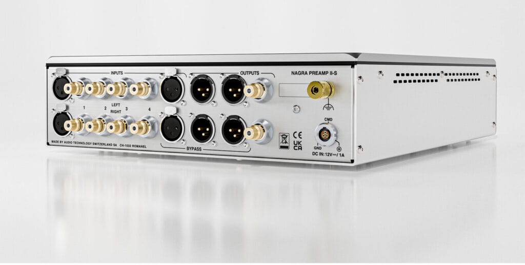 Nagra Preamp II-s rear panel