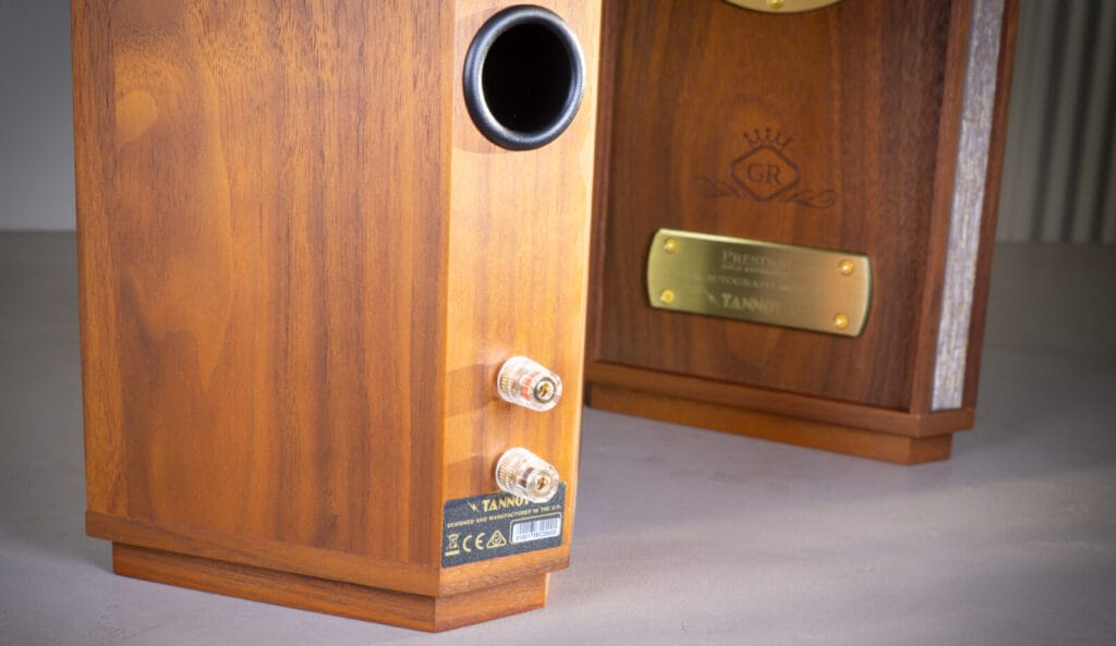 Tannoy Prestige Gold Reference Autograph Mini-OW rear terminals