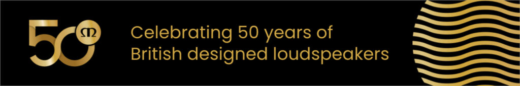 Monitor Audio 50 years banner