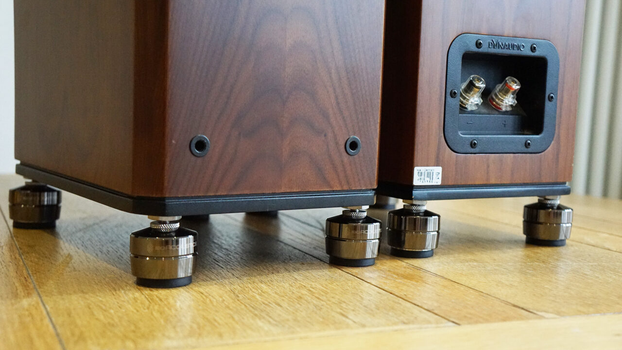 IsoAcoustics GAIA III isolating feet review Audiograde