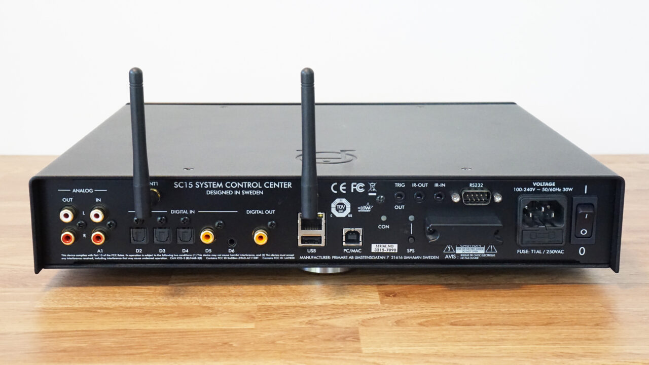 System review Primare SC 15 Prisma network preamp and System Audio