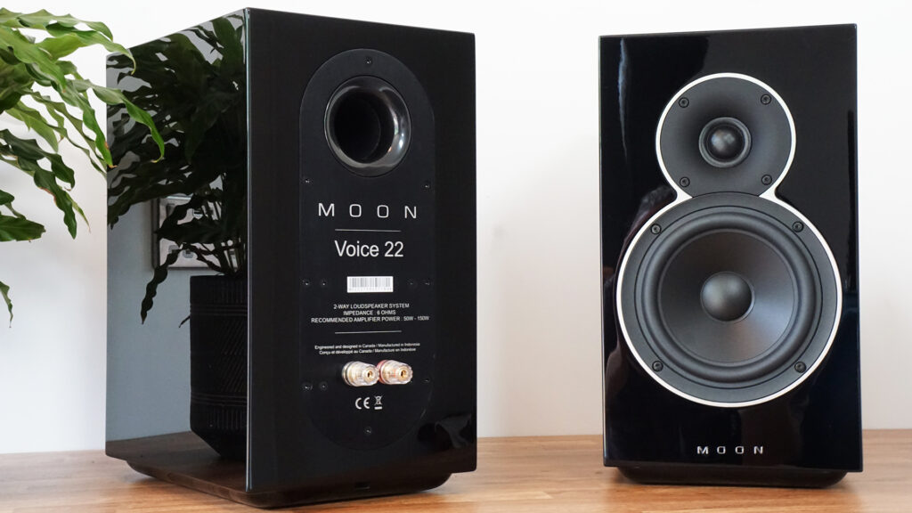 MOON Voice 22 showing bass port