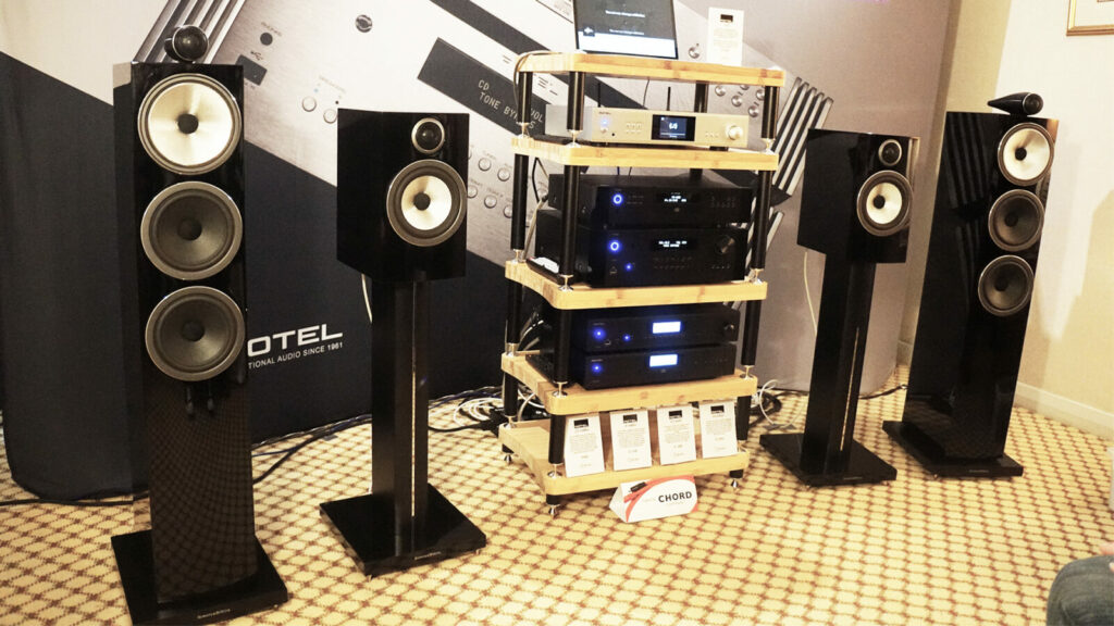 Bowers and Wilkins with Rotel at the Bristol Hi-Fi Show 2023