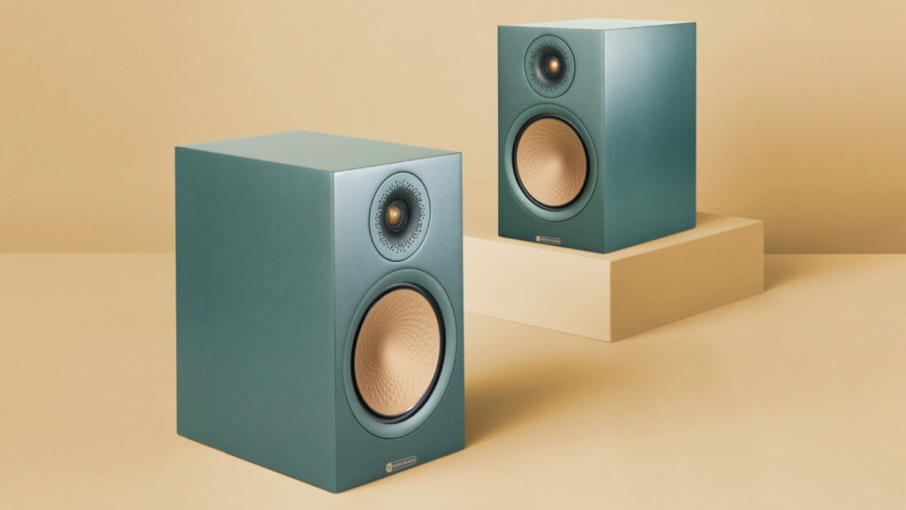 Monitor Audio limited edition, Silver 100 7G Heritage Green speakers