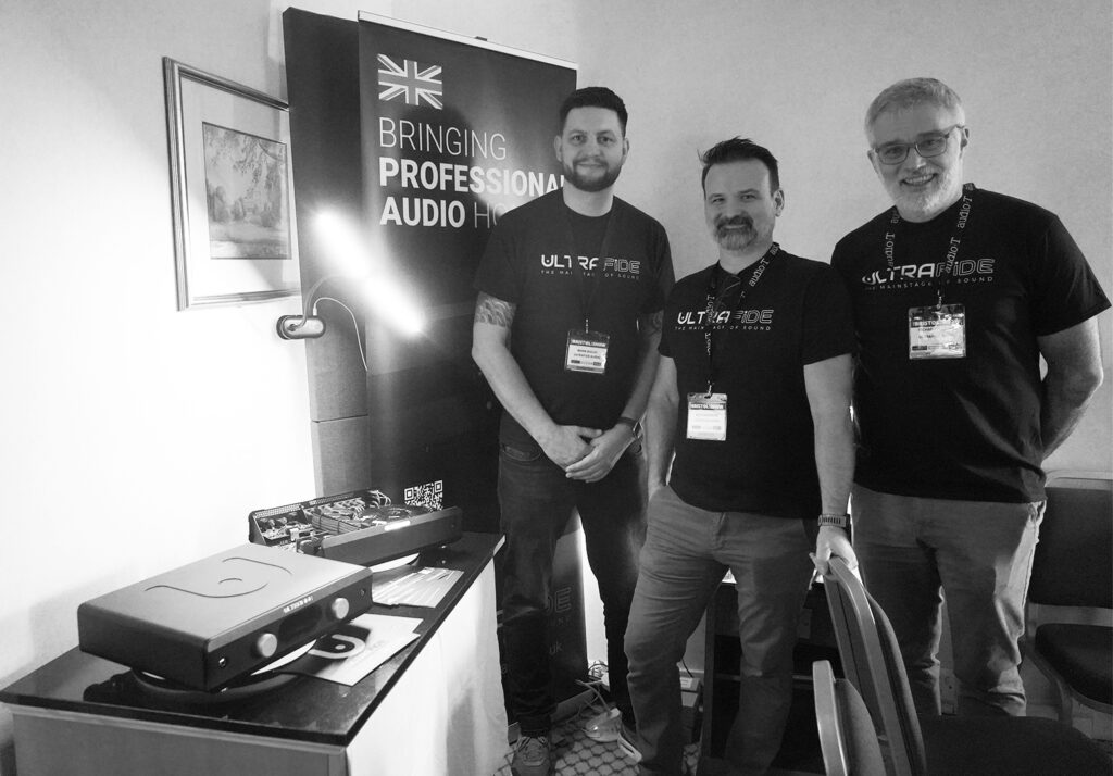 Ultrafide Audio team at the 2024 Bristol Hi-Fi Show