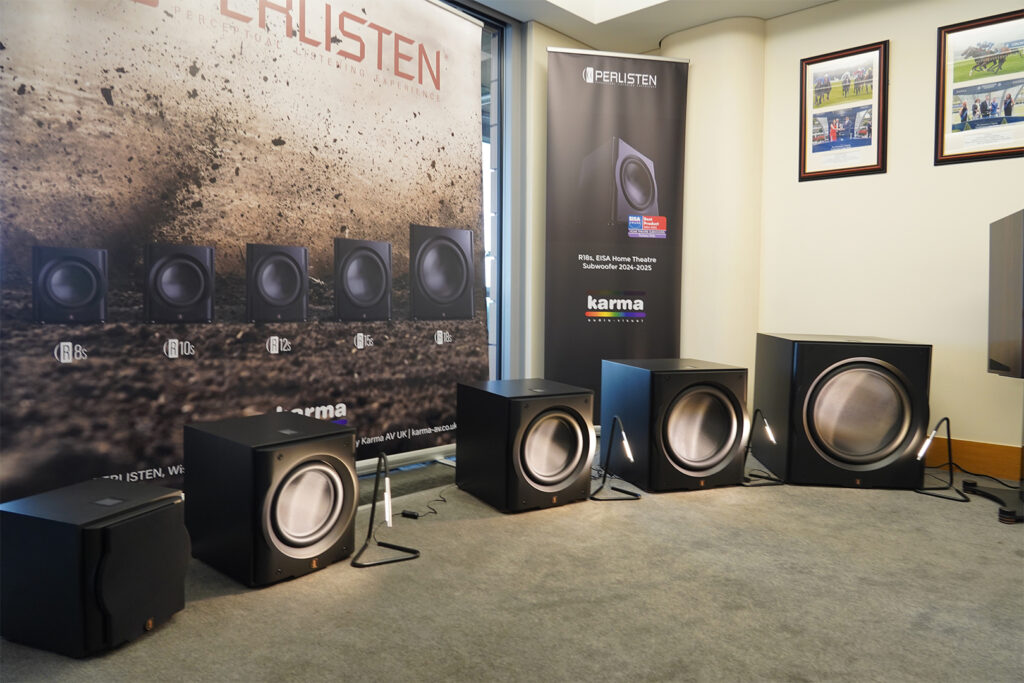 Perlisten subs at HiFi Show Live 2024