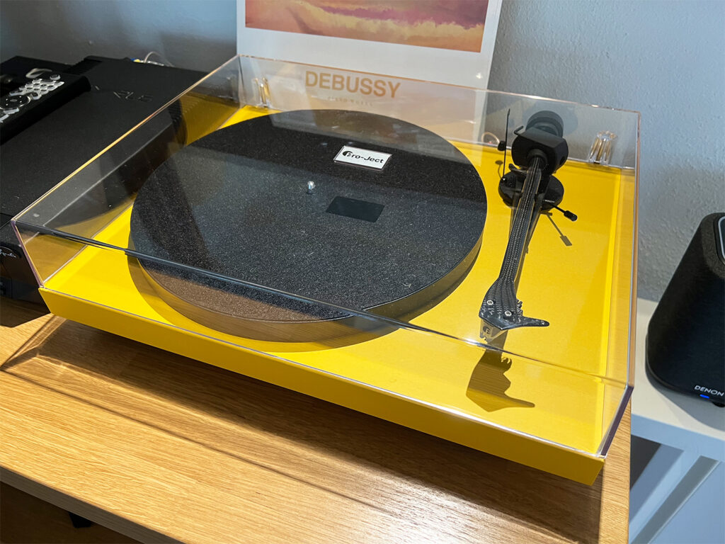 Pro-Ject Debut EVO 2 with dust cover