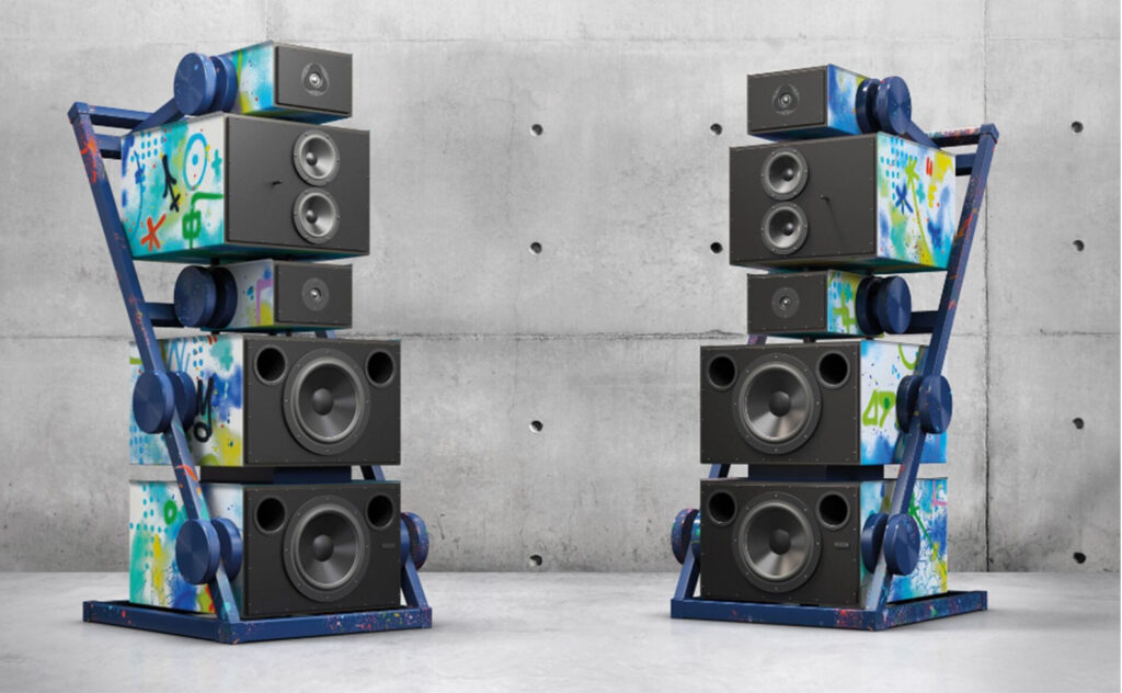 Goldmund Apologue Pinel et Pinel x Kongo Speakers in blue