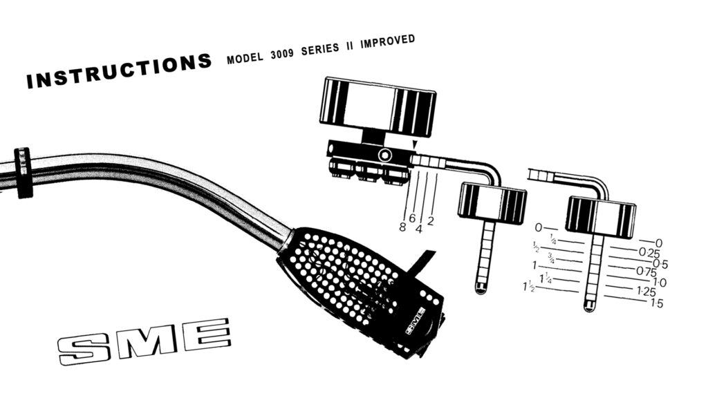 SME 3009 manual detail