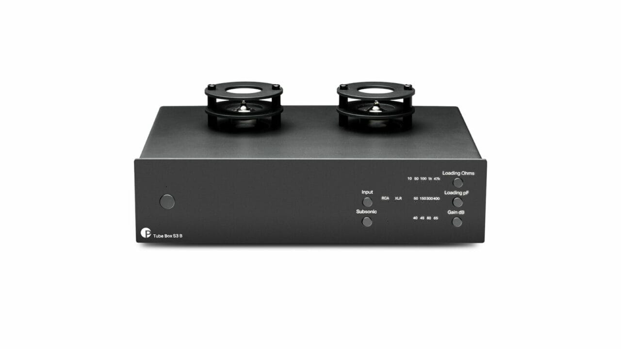 Pro-Ject Tube Box S3 B in black