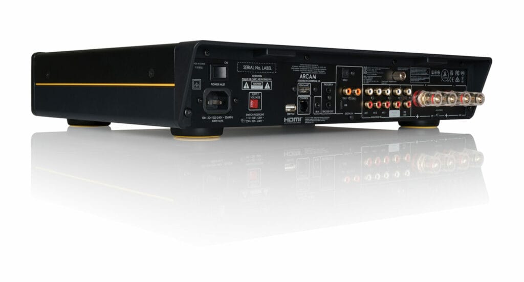 Arcam A25+ rear panel