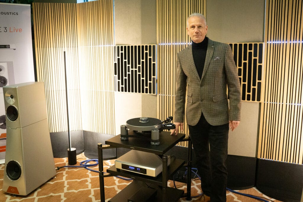 Conrad Mas at the 2025 Hi-Fi Show Live