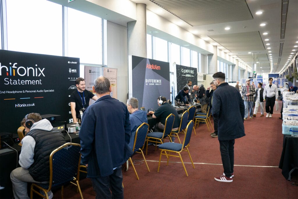 Headphones and records at HiFi Show Live