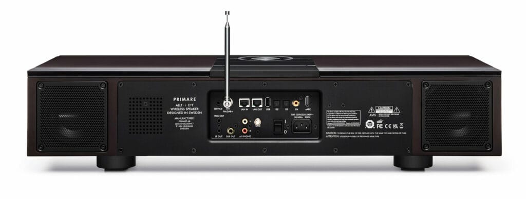 Primare Allt-i-Et rear panel