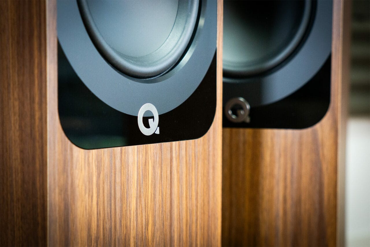 Q Acoustics 5050 branding