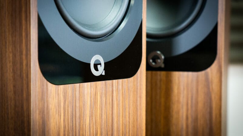 Q Acoustics 5050 branding