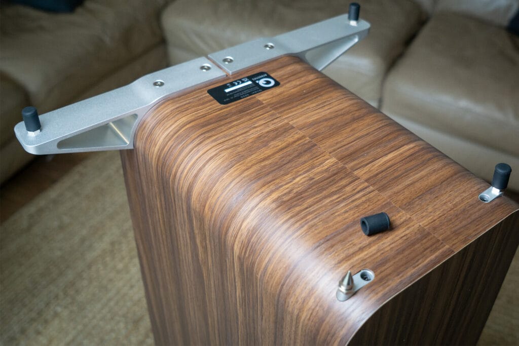 Q Acoustics 5050 installing stabilisers