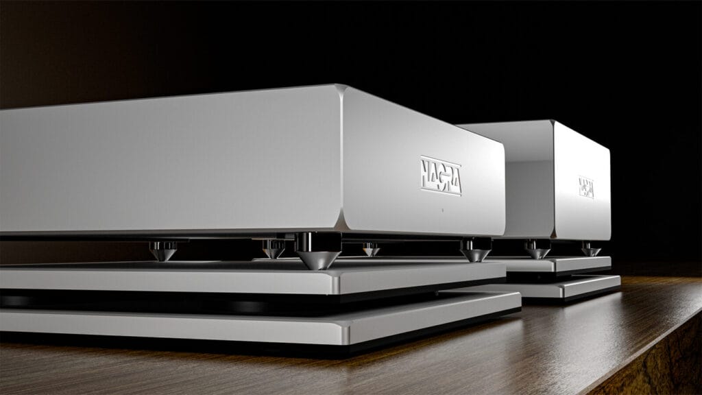 Nagra’s Compact Player side on