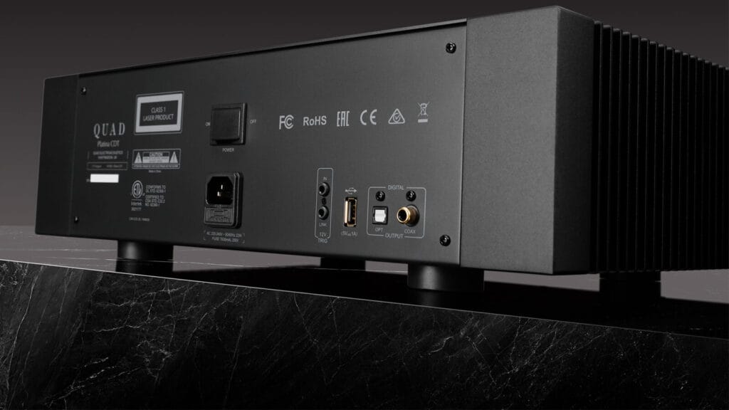 Quad Platina CDT rear panel