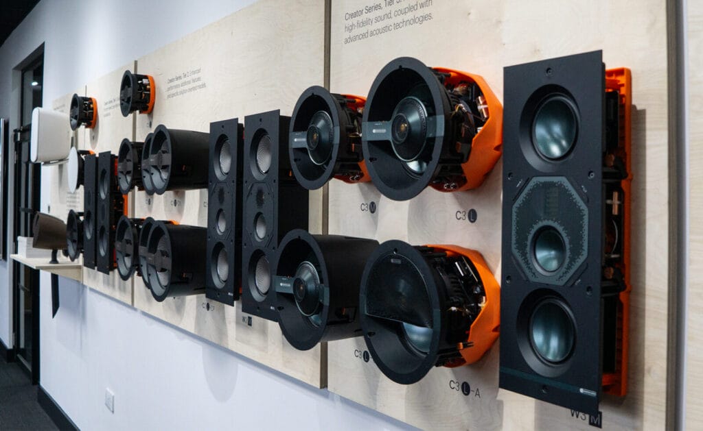 Monitor Audio in wall tech