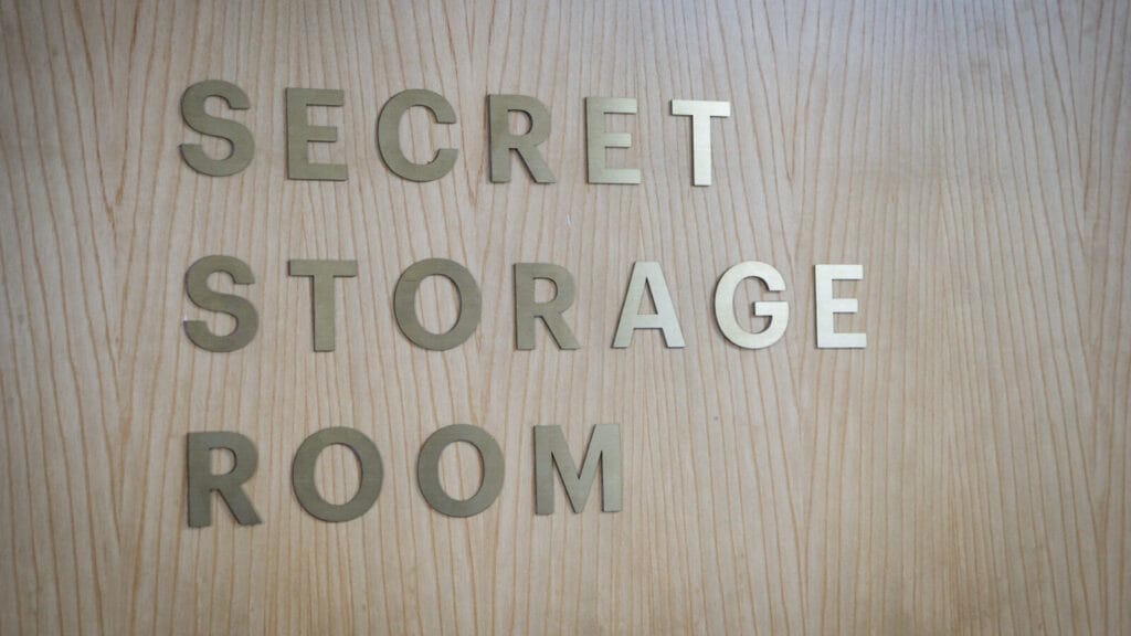 Monitor Audio secret storage room