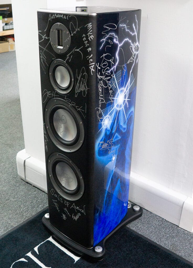 Monitor Audio signed speaker