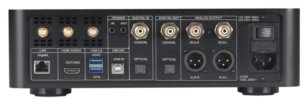 Dorpo DMP-A1 rear panel