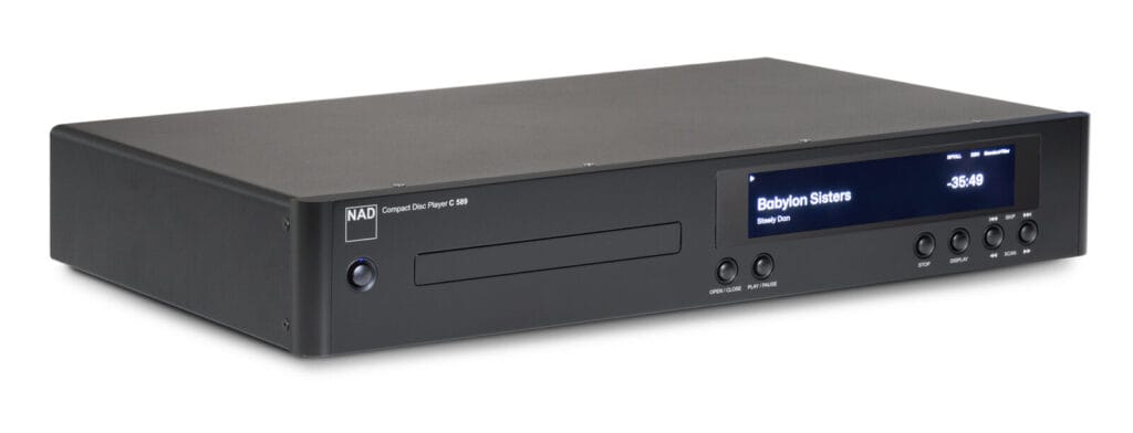 NAD C 589 CD player angled