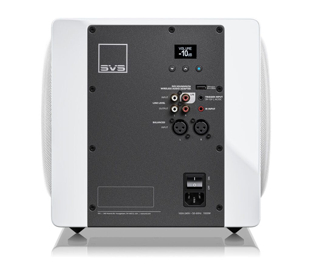 SVS 3000 Micro R|Evolution controls