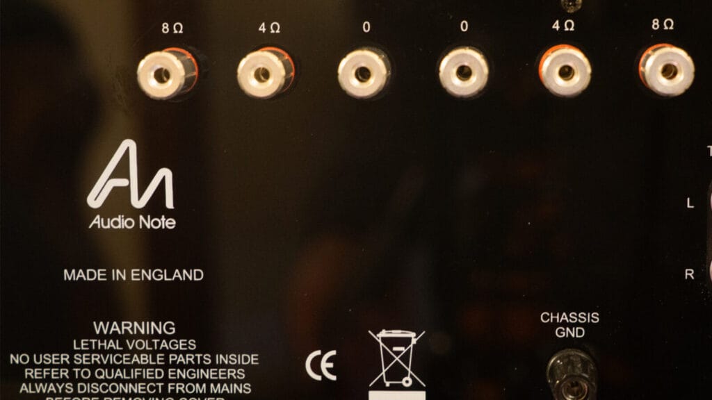 Audio Note Oto 35 SE speaker taps