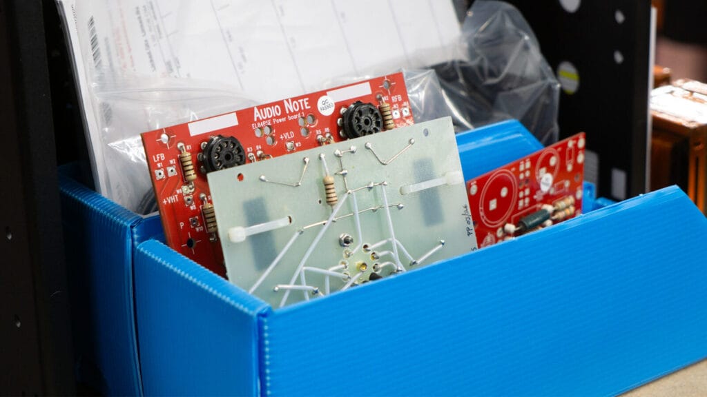Audio Note boards ready for fitting