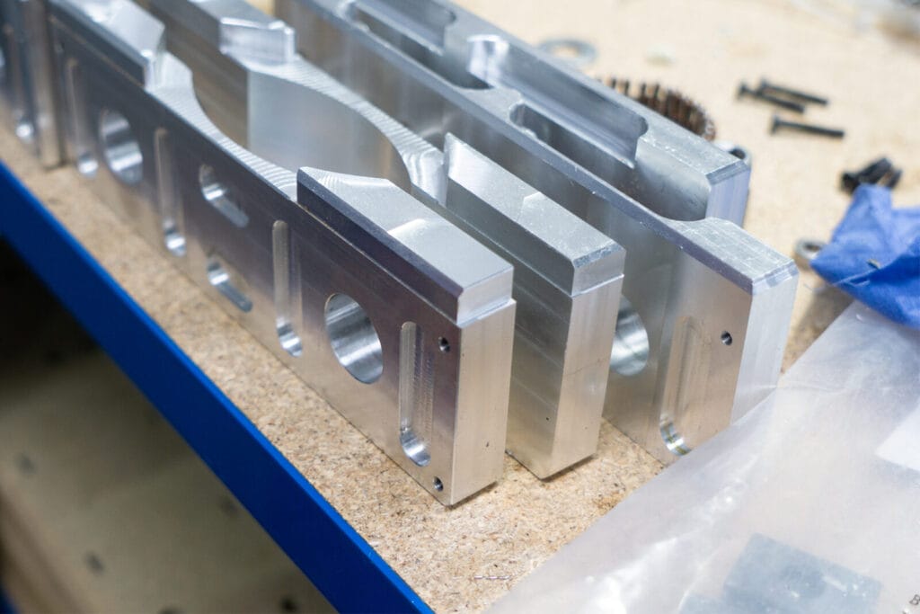 Audio Note in house CNC machined parts