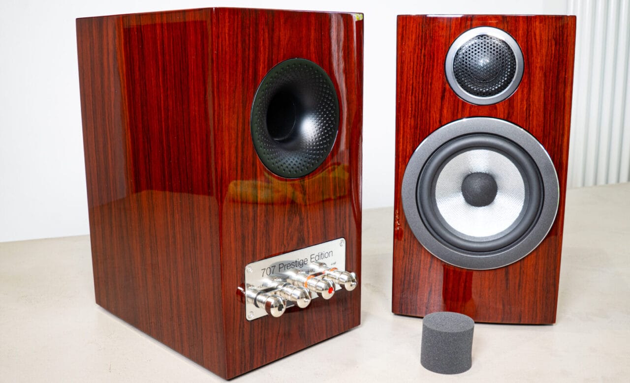 Bowers & Wilkins 707 Prestige Edition front and rear