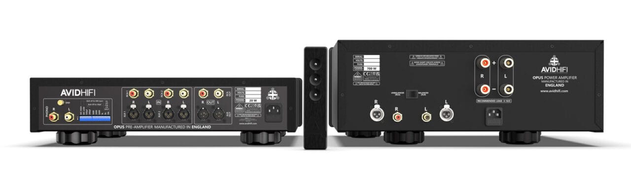 AVID Opus rear connections
