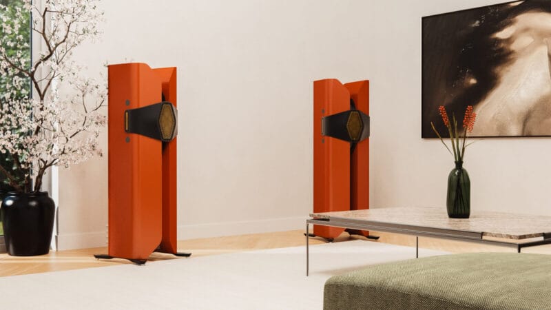 Monitor Audio Hyphen in custom orangeg