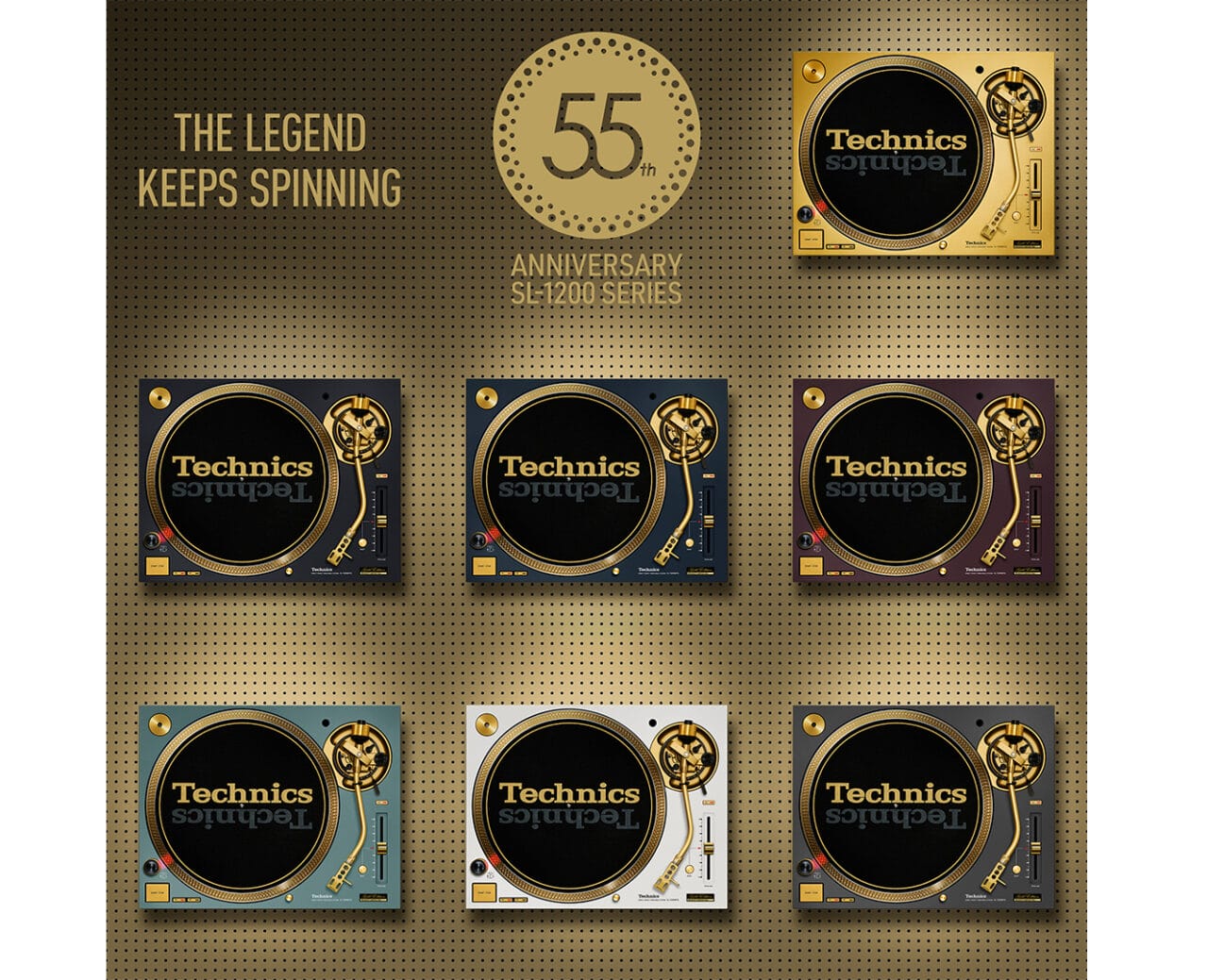 Technics 55th anni models