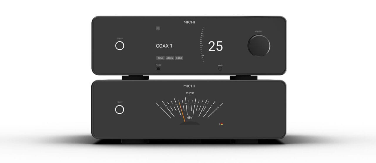 Rotel Michi Prestige pre and power amps front on