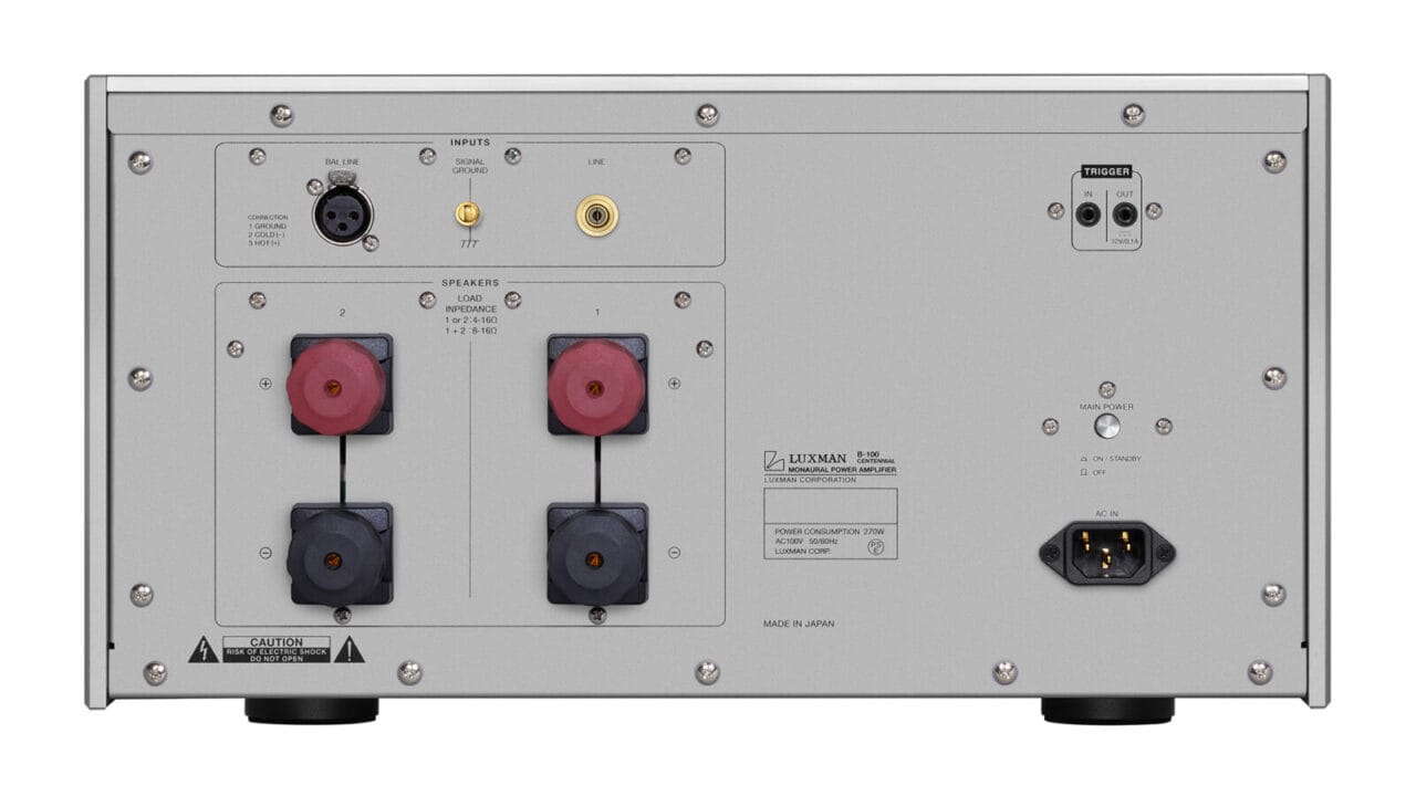 Luxman B-100C rear